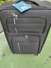 Travel Suitcase 29  8 Wheels Spinner Combination Lock Extra Lightweight   black 