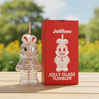 2026 Jollibee Jolly Glass Tumbler Cup W  Straw Collectible Pre-sale