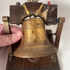 Rare Old Vintage Brass Liberty Mounted Replica Independence Hall Antique