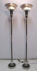  vintage Funeral Art Deco Torchiere Lamp Pr Original Electric Lights Carry Case
