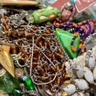 1 288 Lb Vintage   Costume Jewelry Craft Lot Beads Chains Earrings Parts Repair