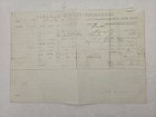 1863 Antique Stoughton Branch Rr Way Bill Leather Cotton Freight Boston Ma