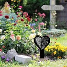 Grave Markers For Cemetery Memorial Remembrance Heart-single Side Engraved 