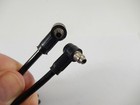 Vintage Coiled Male Locking Pc To Male Pc Flash Extention Sync Cable Cord
