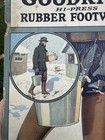 Vintage 1920s Goodrich Farm Boots Shoes Sign Advertising Clothing Workwear