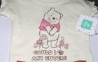 New Disney Baby 2 Piece Set Size Winnie The Pooh Flowers Glittery 12 M Girls