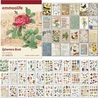 Vintage Washi Sticker For Scrapbooking  Ephemera Sticker Book For Journaling    