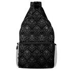 Black Skull Crossbody Bags For Women Men Trendy Sling Bag One Size Color 4