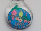 Turks   Caicos Islands Souvenir Parrots Keychain