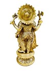 Qt S Lord Ganesh Statue 12 Inch Brass Antique Ganpati Fengshui