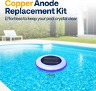 Solar Copper Anode 2 Pack Replacement Kit Fit Most Solar Pool Ionizer Models