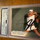 Anna Kournikova  signed  2003 Netpro Tennis Player Psa Autograph Encased