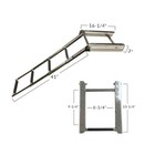 Stainless Steel 4 Step Under Platform Telescoping Boat Ladder   La02-4