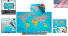 Ultimate Adventure Scratch Off Map - 32x20 In For Travel Lovers   Gift Givers