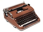 Brown 1955 Olympia Sm3 De Luxe Restored Manual Typewriter  New Platen  Sm-3