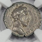 Marcus Aurelius Ar Denarius Ngc Vf 161-180 Rare Caesar Ancient Rome  r226