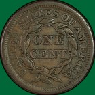 1856 Slanted 5 Braided Hair Large Cent Choice Extremely Fine Xf  Coin  41420