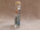 Vintage Chinese Reverse Hand Painted Snuff Bottle Red Crowned Crane Birds