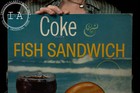 C  1960s Coca-cola Cardstock Advertising Poster