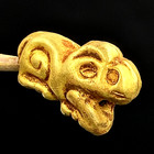 Vintage Gold Bead Animals Figures Beads From Pyu Period South East Asia