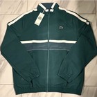 Lacoste Men s Tracksuit Dark Teal Green White  260 New