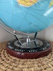 Vintage Mcm Zodiac Astrology Globe Metal Base Rand Mcnally