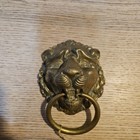Vintage Solid Brass Lion Head Door Knocker Classic Regency Style
