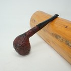 Carey Magic Inch Rusticated Apple Shape Estate Briar Tobacco Pipe