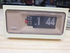 Copal Rp-160 Vintage Flip Clock Beige Retro Alarm Working Not Working