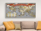 Pictorial Tea Map Of The World     Illustrated Map Of Tea Regions  Trade   History