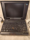 Rare Vtg Ibm Thinkpad 365xd Laptop Error Message Original Power Cord Lights Up