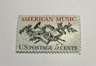 Rare - 1964 American Music Symbols Of Music 5 Cents Stamp Mint Never Hinged Og