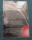 Vintage 1980 s Astro Images Twisted Eyeball Scene 3-d Hologram Foil Sticker Pack