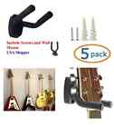 5pack Guitar Hanger Hook Holder Wall Mount Display Acoustic Electric  Grak-q5