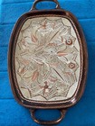Vintage Hand Etched Wall Tray Hanging Decor Copper Artisan Turkish Design 