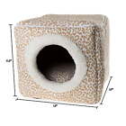 Cat House - Indoor Bed With Removable Foam Cushion - Cat Cave For Puppies
