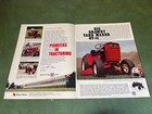 Original 1970 Wheel Horse Garden Tractor Sales Brochure