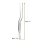 Offset Tweezer Tongs 6 3  304 Stainless Steel Kitchen Cooking Precision Tweezer