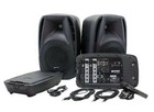 Gemini Es-210mxblu Dj 10  Inch Wireless Bluetooth Portable Speaker Pa System Set