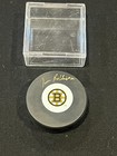 Ivan Boldirev Signed Auto Boston Bruins Hockey Puck