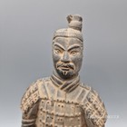 Vintage Terracotta Chinese Warrior Statue 8 5  Tall  Archer Warrior  Replica