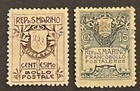 Travelstamps  San Marino Stamps Scott  78-79b Coat Of Arms Used