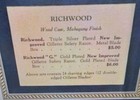 1920s  New Improved Gillette Richwood    g    Gold Plated Safety Razor With Box