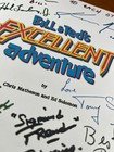 Bill   Ted s Excellent Adventure Script Signed- Autograph Reprints- Keanu Reeves