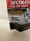 Rust-oleum Decorative Color Chips Gray Blend Concrete Floor Coating 1 Lb Bag New