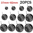 37   82mm Front Lens Cap Cover Center Pinch Snap On For Nikon Sony Pentax 20pcs