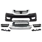 For 2013 2014 2015 Honda Accord Front Grille Set W  Front Bumper Cover Chrome