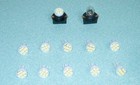 10 Pachislo Slot Machine Led Light Bulbs -  Replaces   400 Wedge Bulbs - U s a 