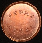 Nova Scotia Halifax Steam Boat Company Token Breton 900  Charlton Tr-1