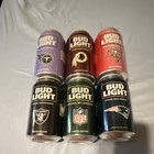 Bud Light Nfl Team Limited Edition Collectible Beer Cans